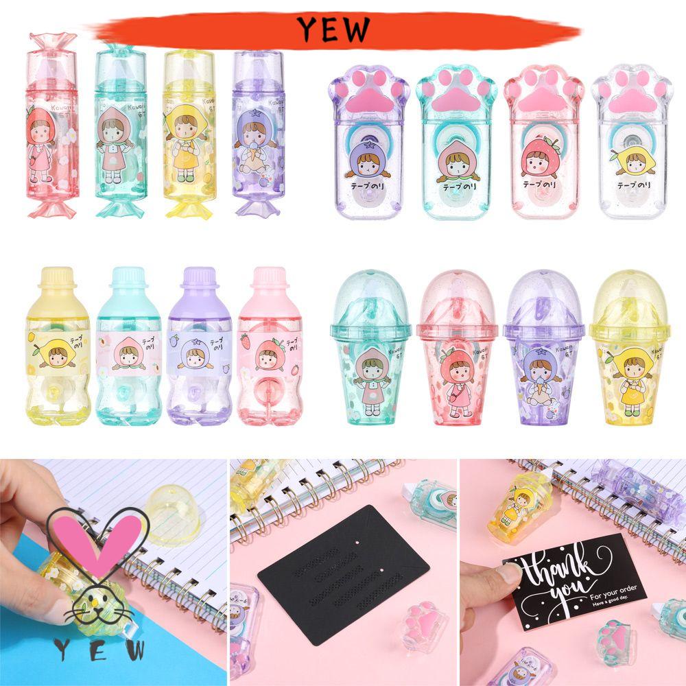 Dụng Cụ Cuộn Keo Hai Mặt Hình Bàn Chân Mèo Trang Trí Sổ Tay Thời Trang Sáng Tạo