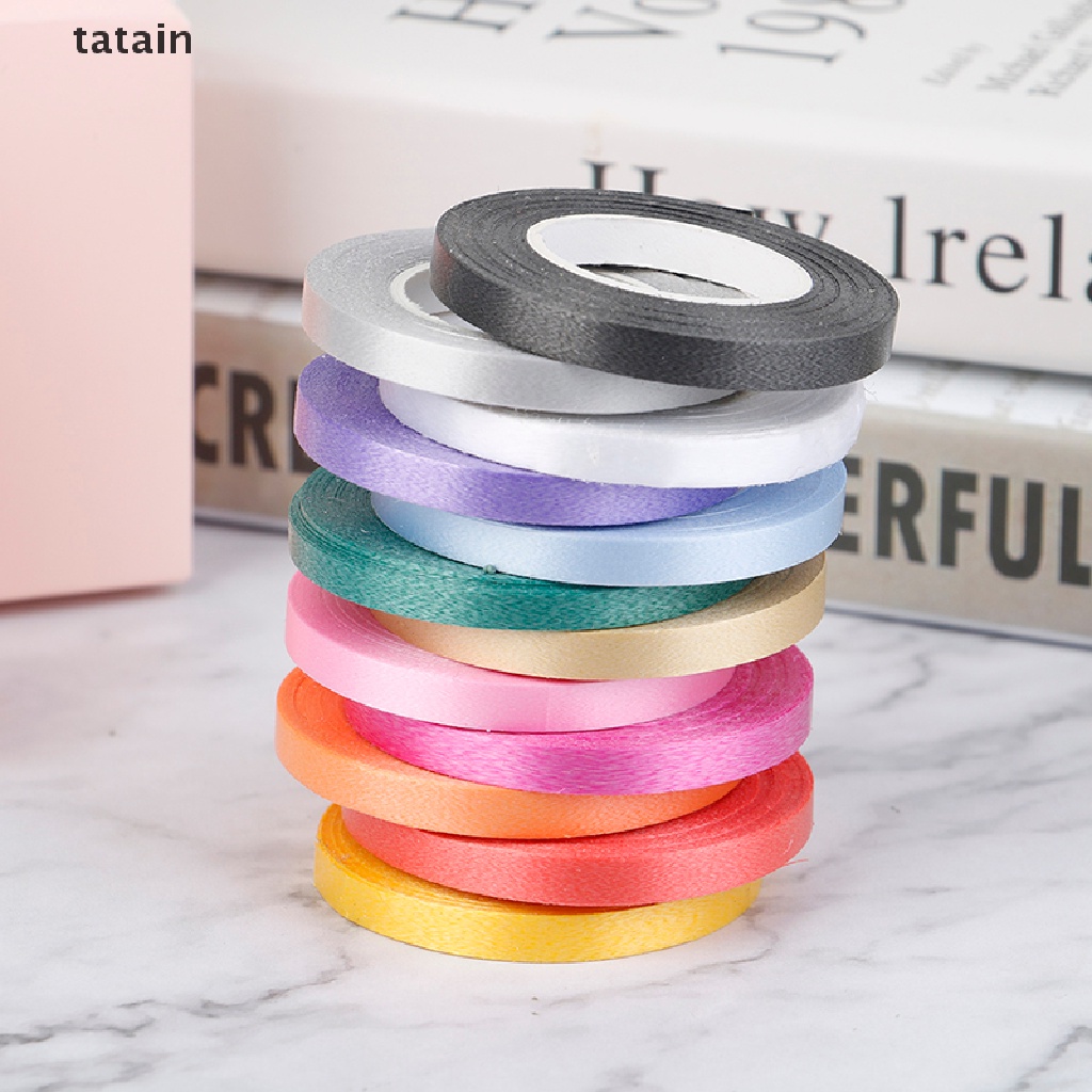 [TAT] 10M/Roll Ribbon Birthday Party Wedding Decor Balloon Ribbon Silk Satin Ribbons CVX