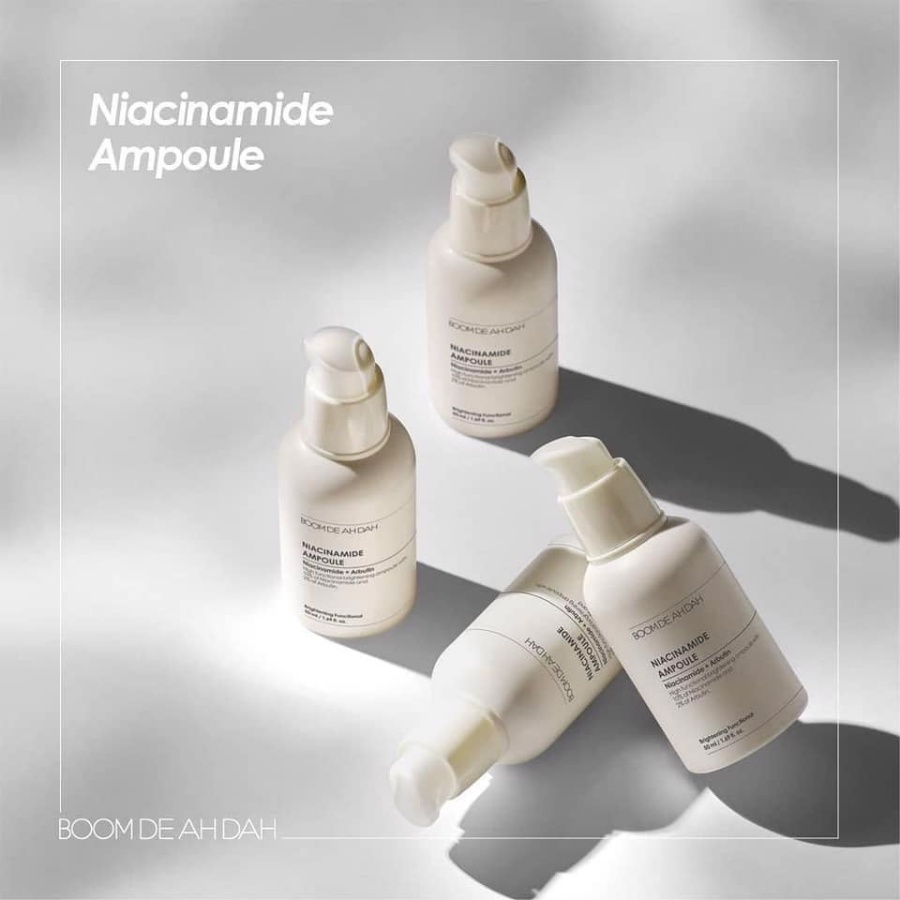 Serum Dưỡng Trắng Căng Bóng Da Boom De Ah Dah Niacinamide 10% + Arbutin 2% 50ml