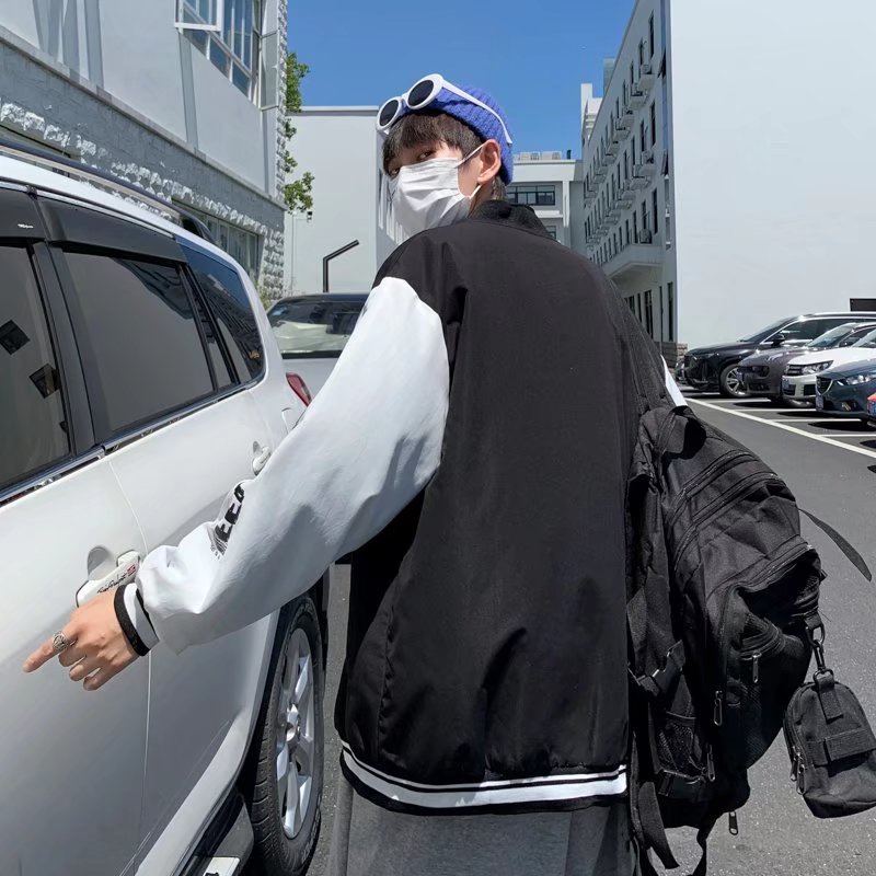 Áo khoác bóng chày nam dáng rộng thời trang Hàn Quốc áo khoác bomber nữ fashion unisex áo khoác gió simple bigsize jccket