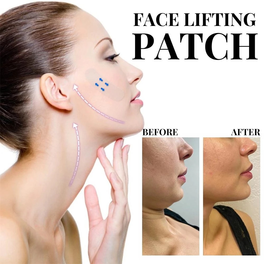 Set 40 Miếng Dán Trong Suốt Vô Hình Chống Nước Làm Săn Chắc Da Tạo Khuôn Mặt Chữ V