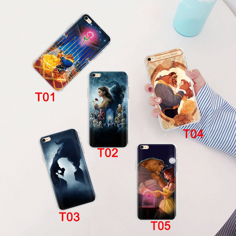 Ốp điện thoại mềm trong suốt Người đẹp và quái vật 30GT cho iPhone 8 7 6s 6 plus 5 5S SE 5C 4 4s