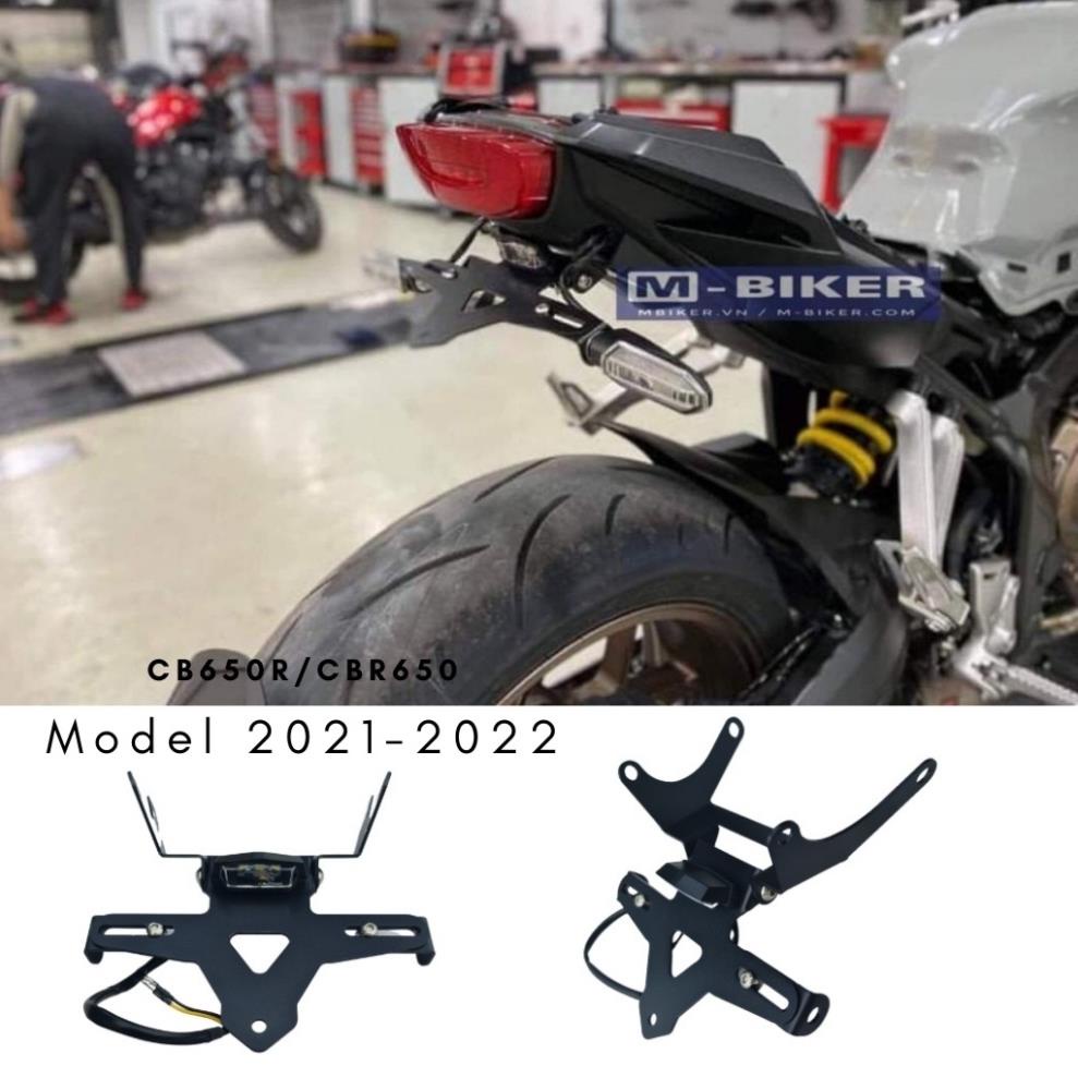 Đuôi gắn biển số CBR650/CB650r  gập 2 chiều Chính hãng Mbiker