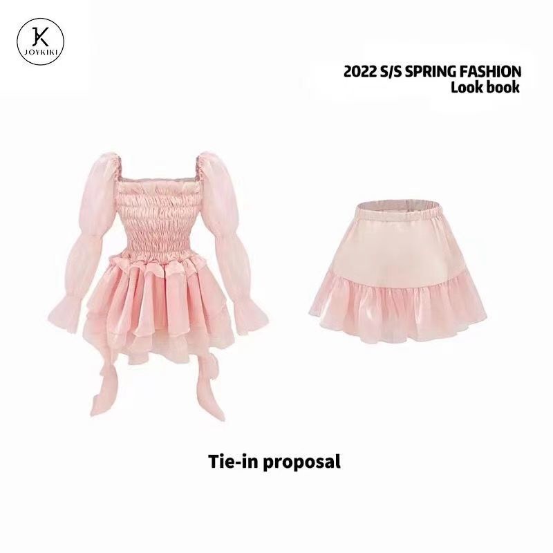 Váy Mousseberry KIKI] [Áo Vàng Berry + Niềm Vui