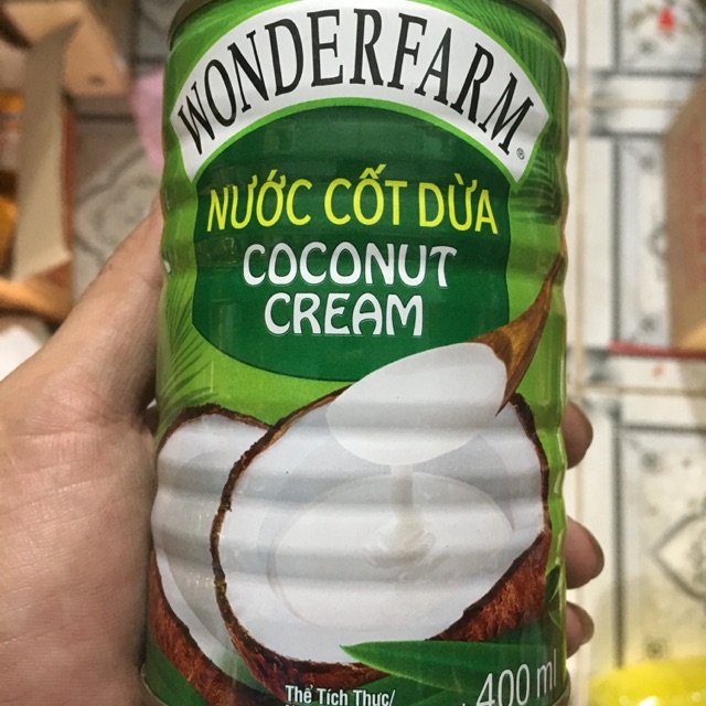 Nước cốt dừa Wonderfarm 400Ml