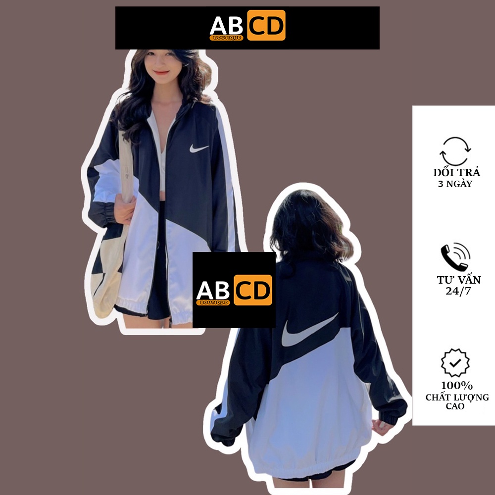 Áo khoác dù NIKE thu đông 2 lớp, logo thêu cao cấp VNXK CỰC HOT ABCD Boutique KD01