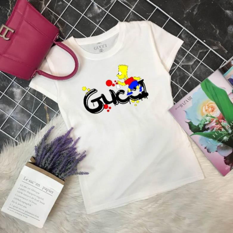 Gucci Quần Áo Cotton Thương Hiệu Giá Rẻ Cao Cấp Tùy Chỉnh Cho Cặp Đôi ! #