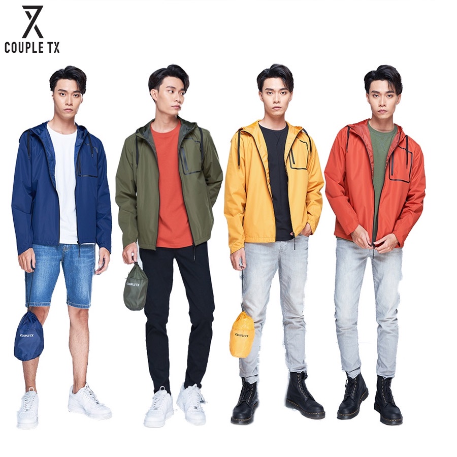 Áo khoác dù nam Couple TX, áo gió cao cấp trượt nước chống thấm MOP 1001