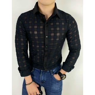 áo sơ mi nam lưới