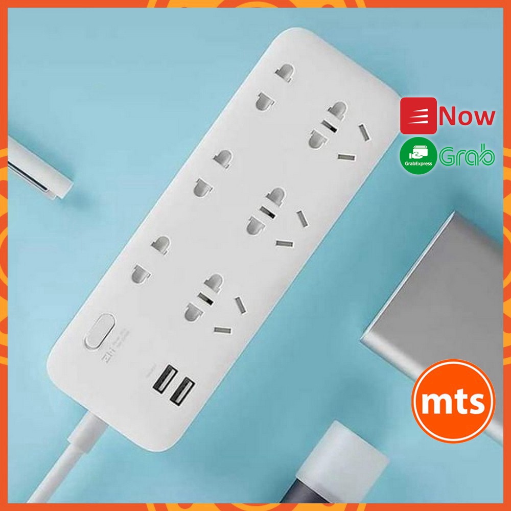 Ổ cắm điện Xiaomi Youpin ZMI Power Strip CX05 6 cổng 2 cổng sạc USB sạc nhanh 18W - Minh  Tín Shop