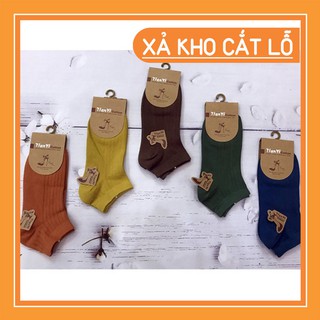 💥💥💥 tất bảy màu nữ cổ ngắn mã 508 - combo 10 đôi 💥💥💥