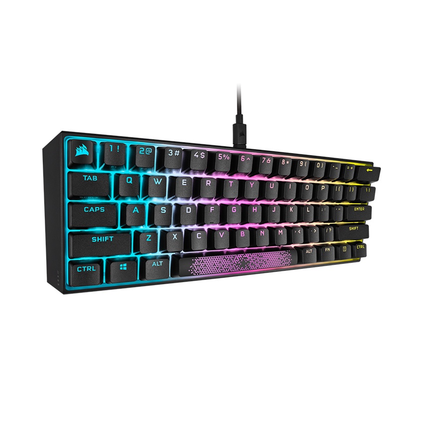 Bàn Phím Cơ Máy Tính Chơi Game Có Dây - Corsair K65 Mini RGB - Hàng Chính Hãng