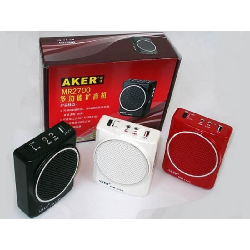 Loa trợ giảng Aker MR-2700 Gọn nhỏ cho phòng học rộng - Chống rú hú tốt nhất