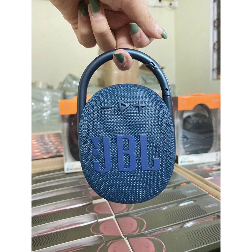 Loa bluetooth jbl Clip 4 bass cực mạnh âm thanh lớn chống thấm nước tốt hỗ trợ cắm usb thẻ nhớ Bảo hành đổi mới 6 tháng