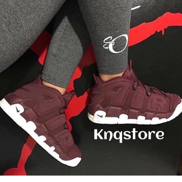 Xả (Xả Hàng Đón 2020). GIẦY THỂ THAO SNEAKER AIR MORE UPTEMPO NAM NỮ ĐỎ CHỮ ĐEN : new L ` ) ²