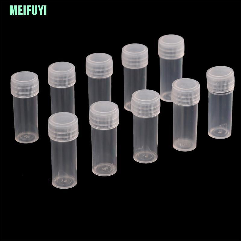 Bộ 10 Lọ Nhựa 5ml Đựng Mẫu Thử