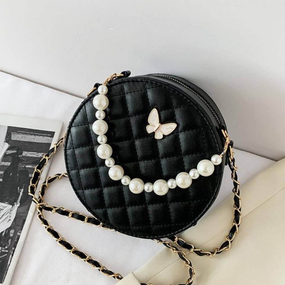 Túi xách nữ dáng tròn dây chuyền TX011 TX798 | BigBuy360 - bigbuy360.vn