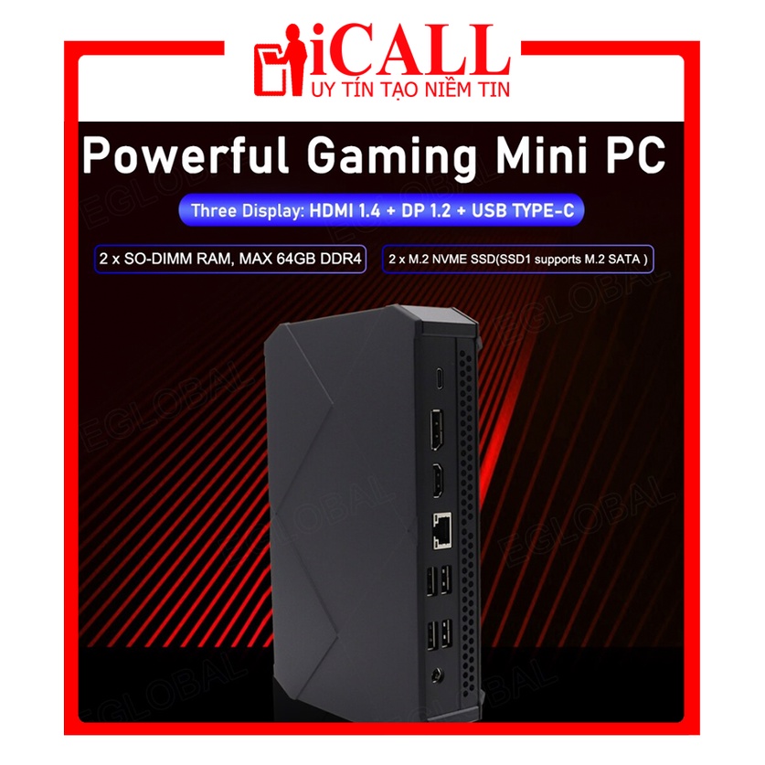 MÁY TÍNH MINI PC GAMING VX2 INTEL CORE I7 8750H, UHD 630 | BigBuy360 - bigbuy360.vn