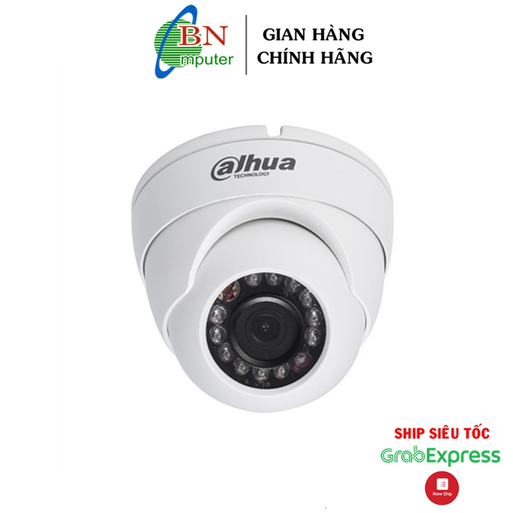 Camera Dahua HDW 1000MP bán cầu săt độ phân giải 1.0MP DSS bảo hành 24 tháng