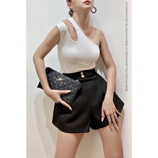 Áo thun kiểu khoét vai dáng ôm, Áo kiểu hở vai sexxy co giãn AK0551 - NhiNhi Shop