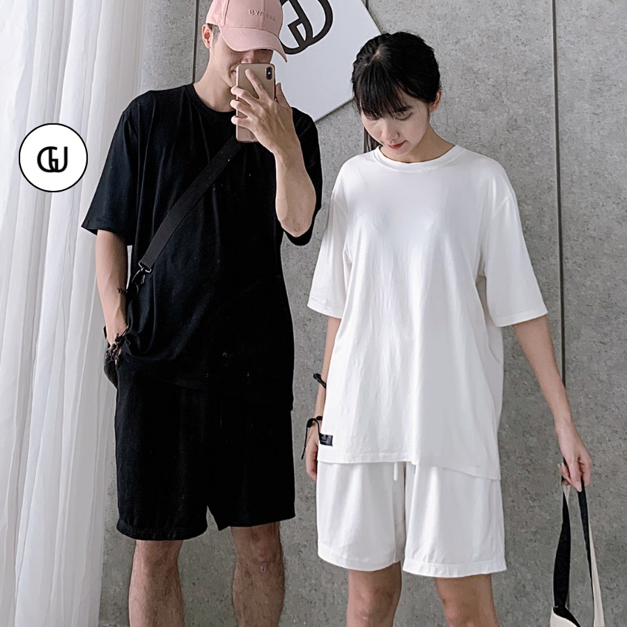 Bộ Đồ Nam Nữ 100% Cotton Mát Mẻ Co Giãn 4 Chiều GUF