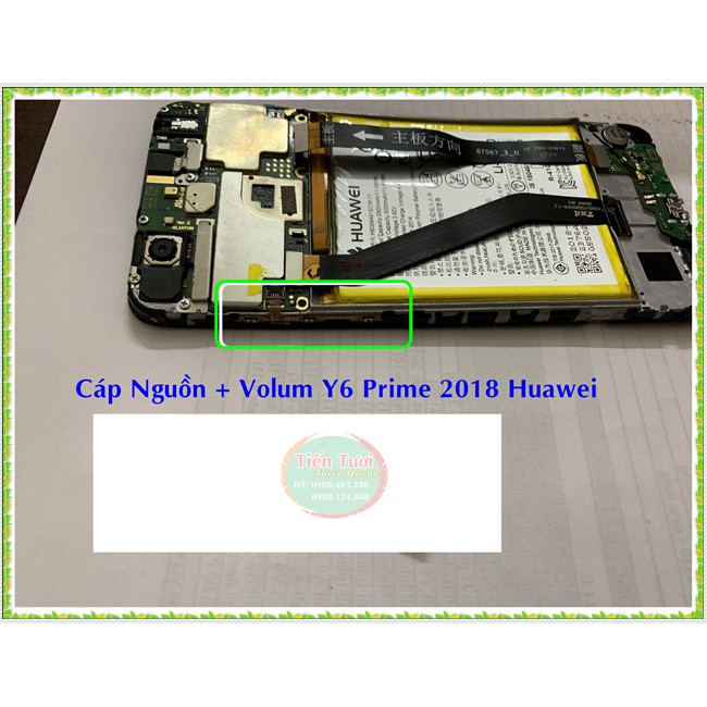 Cáp Nguồn + Volum Y6 Prime 2018/Honor 7A Huawei