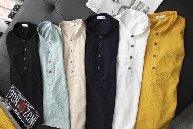 Sơ mi đũi cộc tay nam cổ Đức ( nhiều màu sz từ 49-79kg)