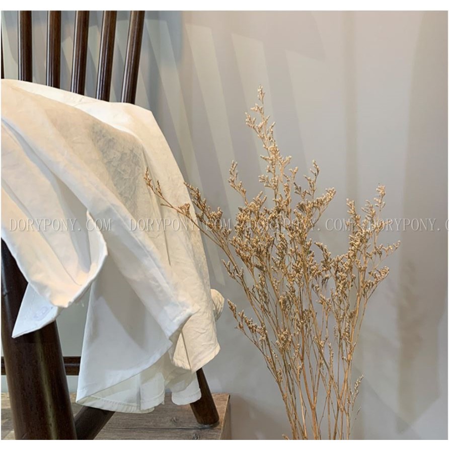 VẢI ĐẸP XỊN - ẢNH THỰC TẾ - Áo Sơ Mi Cotton Tay Dài Dory&amp;Pony CLASSIC RETRO STYLE – A141 (2 Màu - Nhập loại tốt)