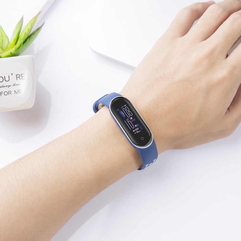 Dây Đeo Hai Màu Cho Đồng Hồ Thông Minh Mi Band 6/5 4/3