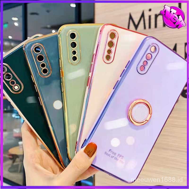 Ốp điện thoại QIANZI silicon có giá đỡ cho Vivo S1 Vivo S1