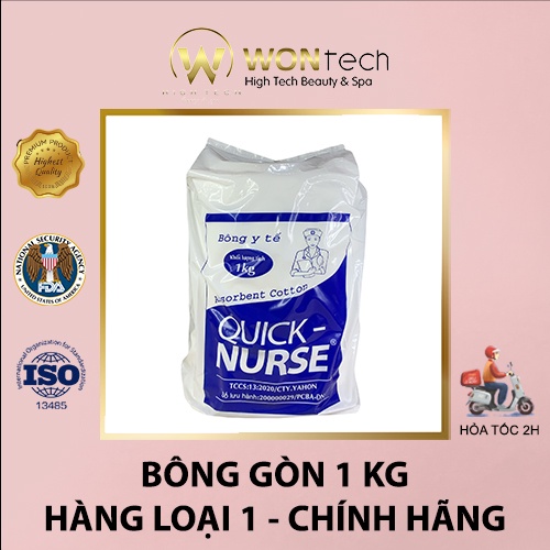 [WONTECH] Bông Gòn Y Tế Quick-Nurse 1000g.