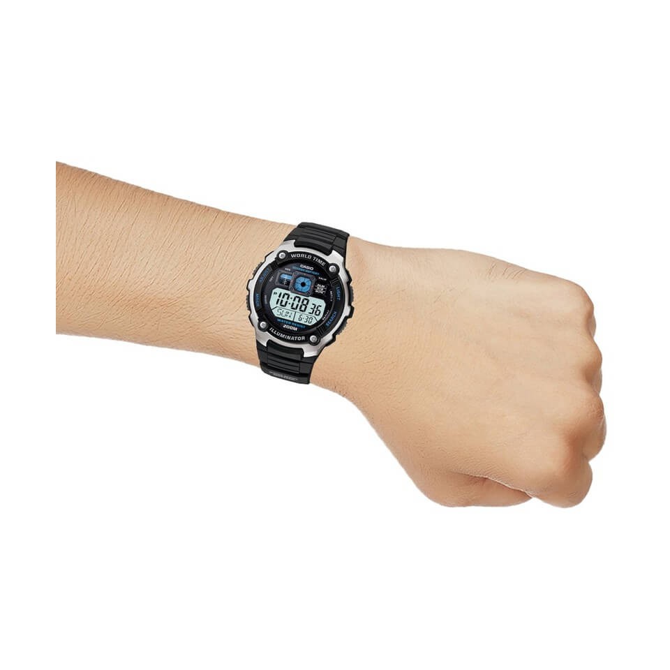 Đồng hồ nam dây nhựa Casio Trẻ trung AE-2000W-1BVDF chính hãng