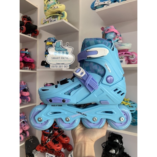 Giày patin cao cấp Topskate Q6 nhựa đúc toàn thân an toàn tuyệt đối