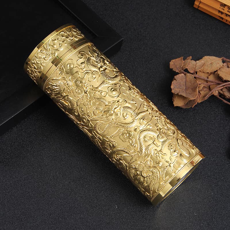 Bộ bình giữ nhiệt mạ vàng, bạc