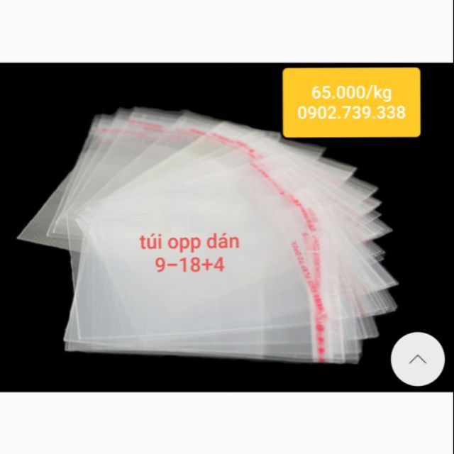 Túi opp dán miệng size 9-18+4