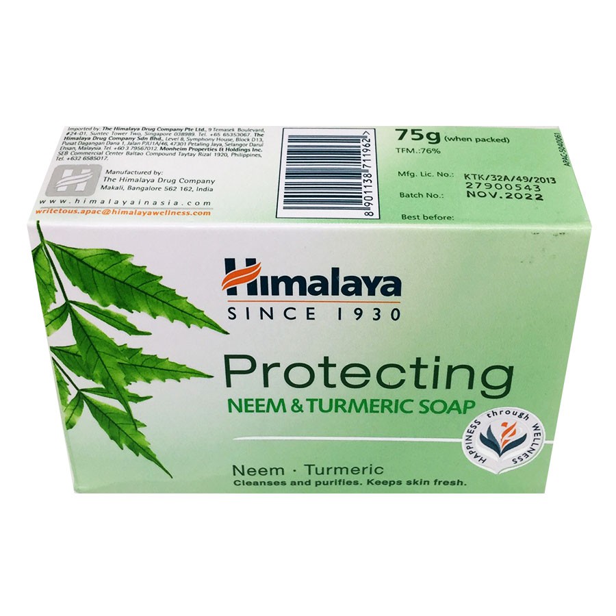 XÀ BÔNG HIMALAYA NGHỆ VÀ NEEM 75G