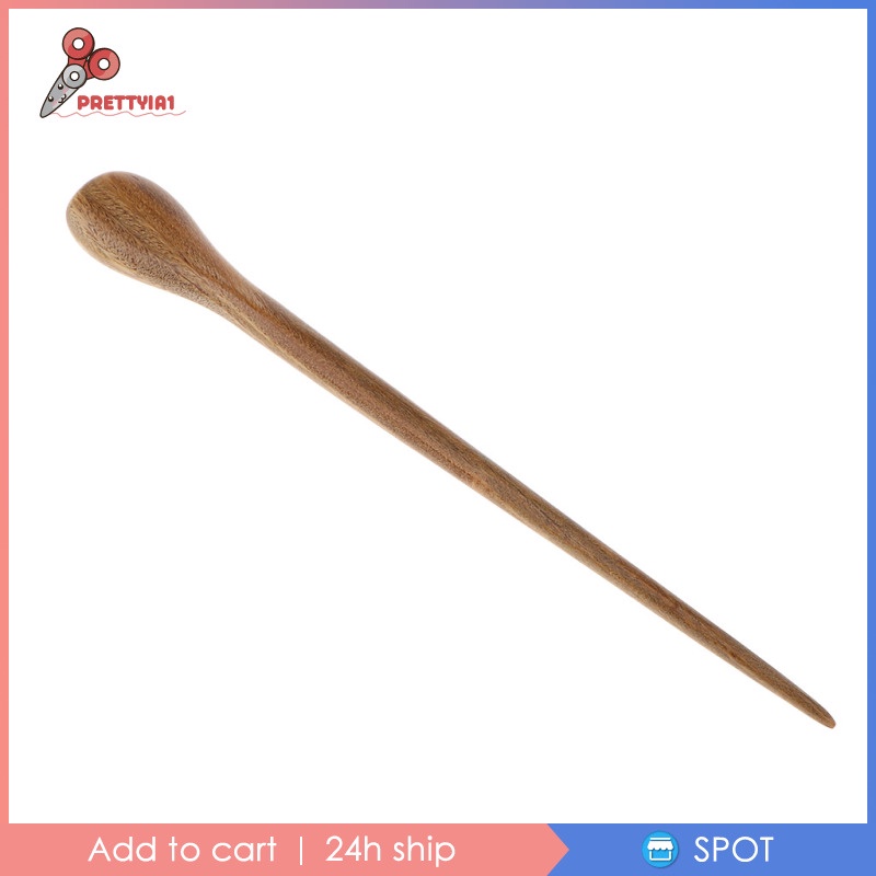 Trâm Cài Tóc Gỗ Đàn Hương Xanh Tự Nhiên Khắc Thủ Công Prettyia1 Cho Nữ
