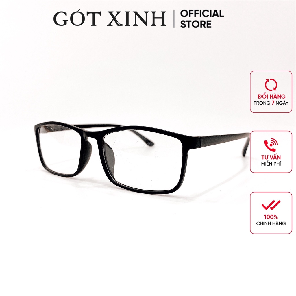 Mắt kính GÓT XINH MK007 mát vuông gọng mỏng