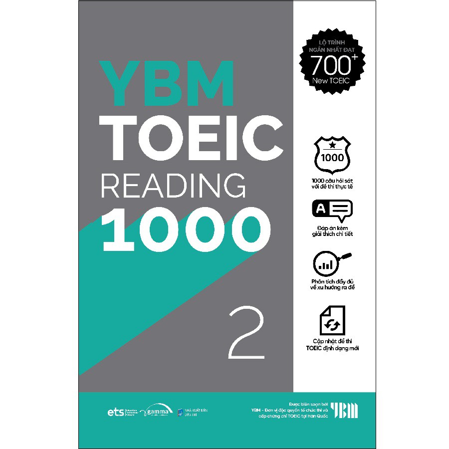 Sách - YBM Actual Toeic Tests RC 1000 - Vol 2 (229K)