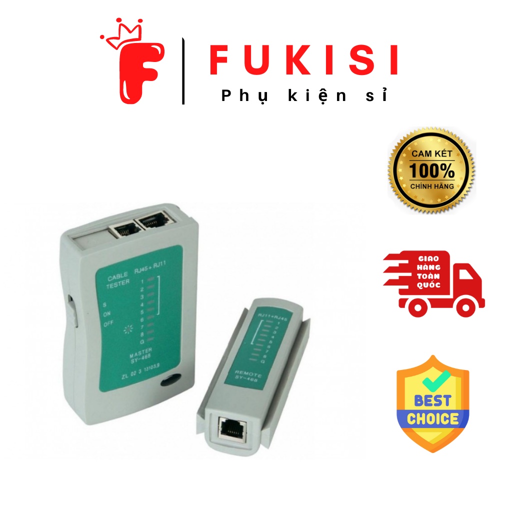 Bộ Test Mạng RJ11/45 đa năng, chuẩn xác, tiện dụng - FUKISI