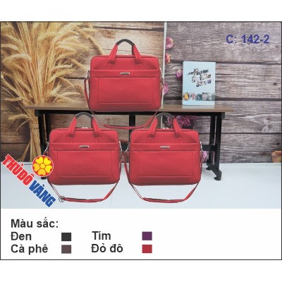Cặp laptop - Túi đựng laptop Thủ Đô Vàng C042/C142 (39*7.5*29 CM) - màu Đen/ Đỏ/ Nâu/ Tím - 1 chiếc | BigBuy360 - bigbuy360.vn