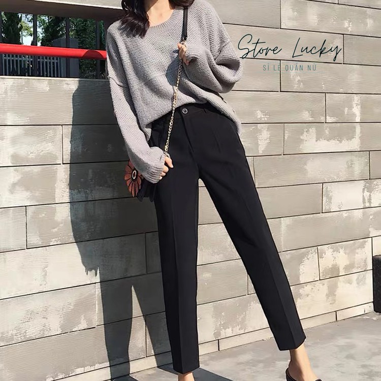 Quần tây nữ công sở khóa trước, chất tuyết Hàn không nhăn | BigBuy360 - bigbuy360.vn