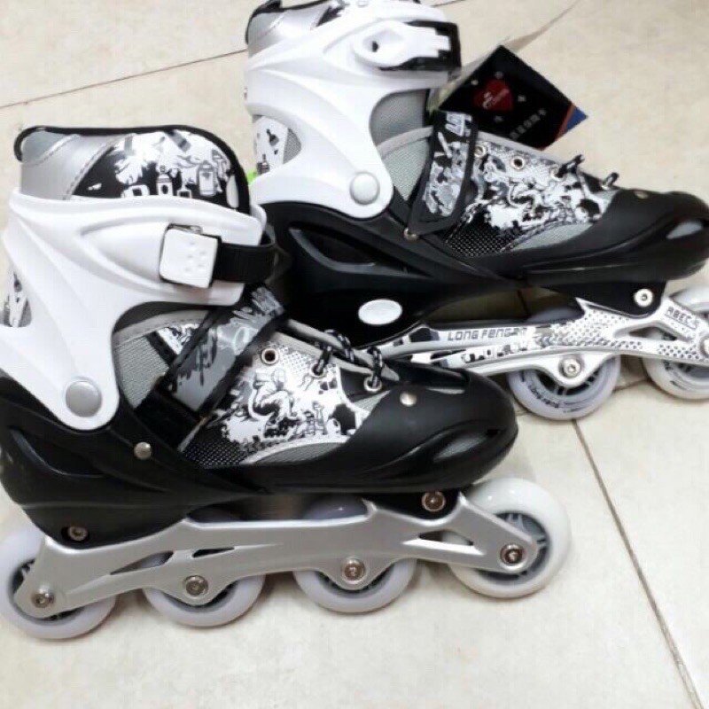 Giày trượt patin, Long Feng 906 - Màu Xanh đen [SHOP UY TÍN]