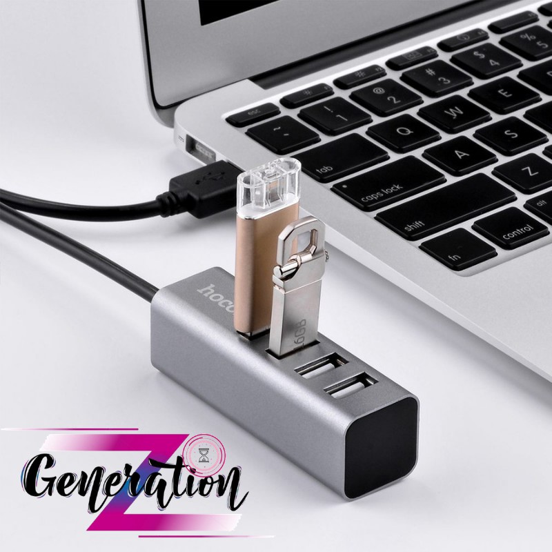 Bộ chia 4 cổng USB 2.0 Hoco - Hub USB 4 cổng Hoco HB1