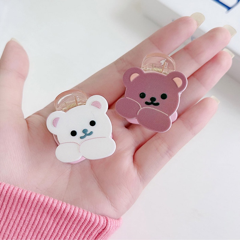 Kẹp tóc hình gấu hoạt hình xinh xắn dễ thương cho bé gái