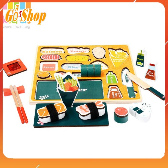 Giúp bé có thể nhập vai làm một đầu bếp làm Sushi