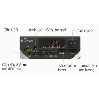 Loa Bluetooth eSaver S12B