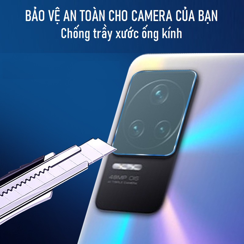 Miếng Dán Bảo Vệ Camera Black Shark 5, Black Shark 5 Pro/ K50 Gaming/ K40S/ Poco F4 GT/F4 5G Trong Suốt, Chống Trầy Xước