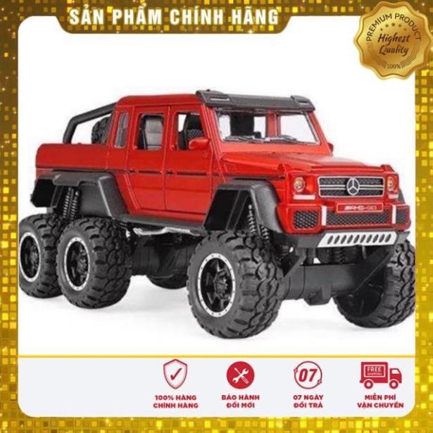 [SALE30% - FREESHIP] Mô hình xe Mercedes G63 6x6 1:28 ĐỒ CHƠI CAO CẤP KHÔNG CHÌ