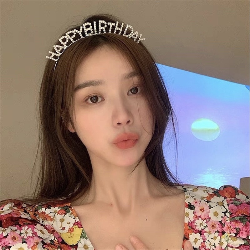 Băng đô cài tóc sinh nhật HAPPY BIRTHDAY xinh xinh